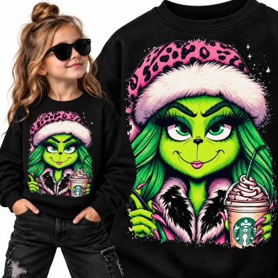BLUZA ŚWIĄTECZNA GRINCH WOMEN STAR